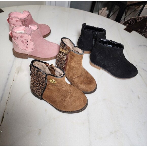 Girls Michael Kors Emma Keena chestnut bootie   Size 6/7 - Picture 8 of 8